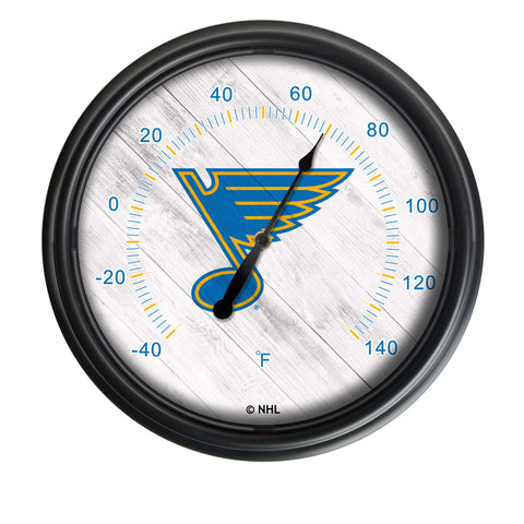 St. Louis Blues Logo LED Thermometer | LED Outdoor Thermometer