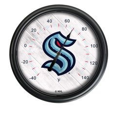 National Hockey Leagues Seattle Kraken Indoor/Outdoor Thermometer with LED Lights