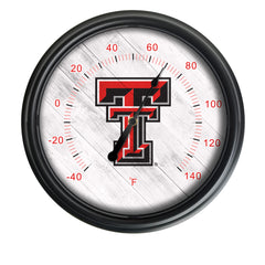 Texas Tech University Officially Licensed Logo Indoor - Outdoor LED Thermometer