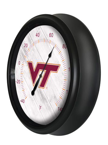 Virginia Tech University LED Thermometer | LED Outdoor Thermometer