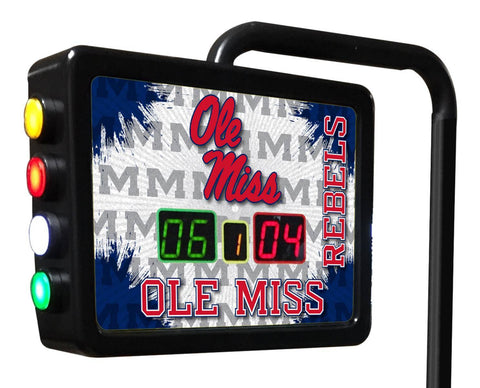 Mississippi Rebels Electronic Shuffleboard Table Scoreboard