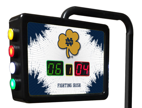 Notre Dame Shamrock Electronic Shuffleboard Table Scoreboard