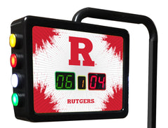 Rutgers University Scarlet Knights Logo Electronic Shuffleboard Table Scoring Unit