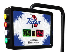 University of Tulsa Golden Hurricanes Logo Electronic Shuffleboard Table Scoring Unit