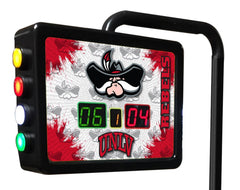 UNLV Runnin Rebels Logo Shuffleboard Table Scoreboard Close Up