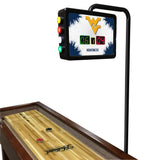 West Virginia Mountaineers Electronic Shuffleboard Table Scoreboard