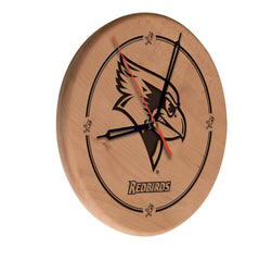 Illinois State University Redbirds Engraved Wood Clock