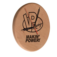 VP Racing Laser Engraved Wood Clock