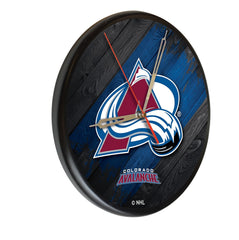 Colorado Avalanche Printed Wood Clock