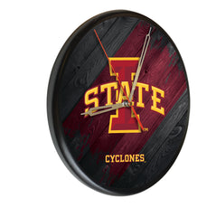 Iowa State Cyclones Printed Wood Clock