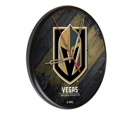 Las Vegas Golden Knights Printed Wood Clock
