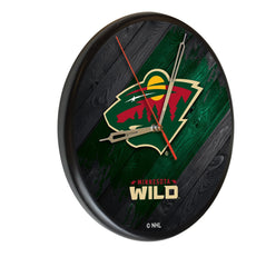 Minnesota Wild Printed Wood Clock