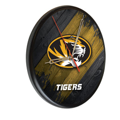 University of Missouri Tigers Printed Wood Clock