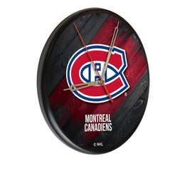Montreal Canadians Printed Wood Clock