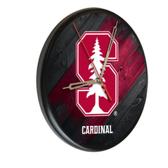 Stanford Cardinals Printed Wood Clock