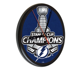 13" Tampa Bay Lightning 2020 Stanley Cup Printed Wood Clock