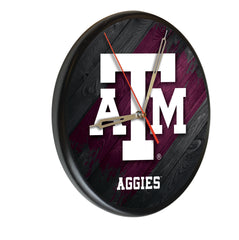 Texas A&amp;M Aggies Printed Wood Clock