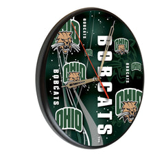 Ohio University Bobcats Printed Wood Clock