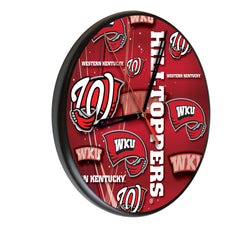 Western Kentucky Hilltoppers Printed Wood Clock