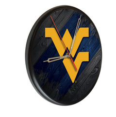 West Virginia Mountaineers Printed Wood Clock