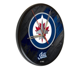 Winnipeg Jets Printed Wood Clock