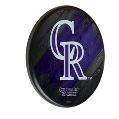 MLB's Colorado Rockies Logo Digitally Printed Wooden Sign Wall Decor from Holland Bar Stool Co.