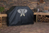 African Elephant Head BBQ Grill Cover