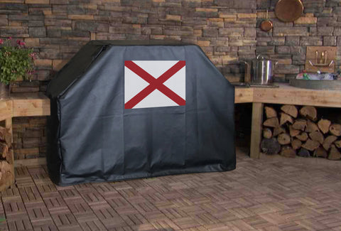 Alabama State Flag Grill Cover