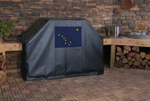 Alaska State Flag Grill Cover