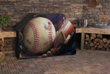 Baseball and Glove Full BBQ Grill Cover
