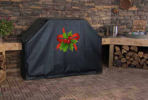 Christmas Holly Grill Cover
