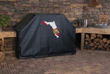 Florida State Outline Flag Grill Cover
