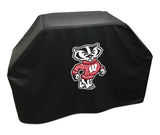 Wisconsin University Badger Logo BBQ Grill Cover