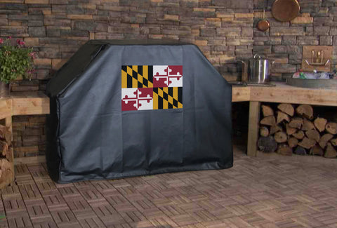 Maryland State Flag Grill Cover