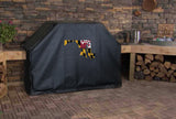 Maryland State Outline Flag Grill Cover