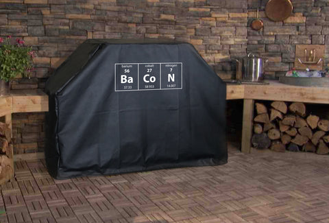 Periodic Table Bacon BBQ Grill Cover