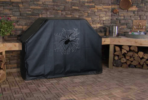 Spider on Web Grill Cover