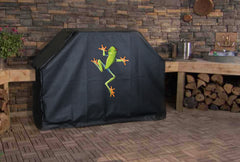 Tropical Tree Frog Climbing Grill Cover