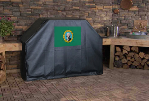 Washington State Flag Grill Cover