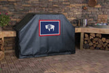 Wyoming State Flag Grill Cover